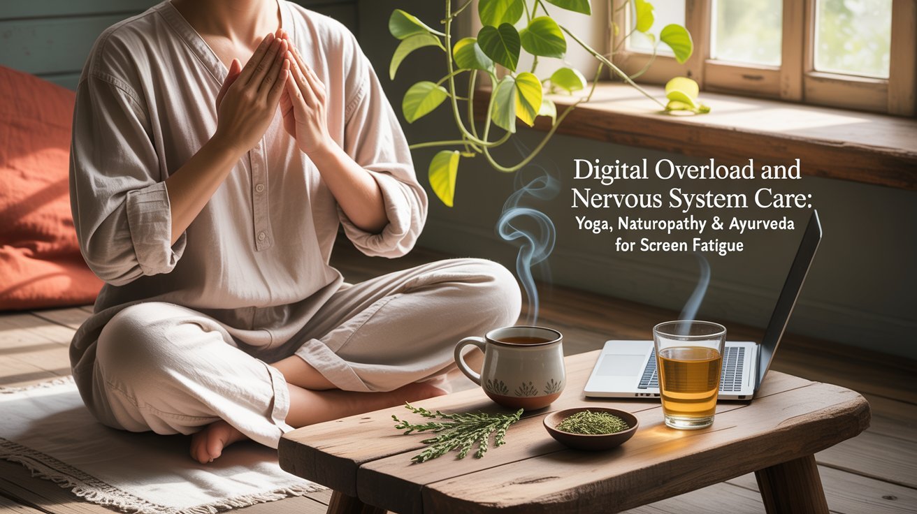 Digital Overload and Nervous System Care Natural Solutions with Yoga, Naturopathy and Ayurveda - YOGNAYUR