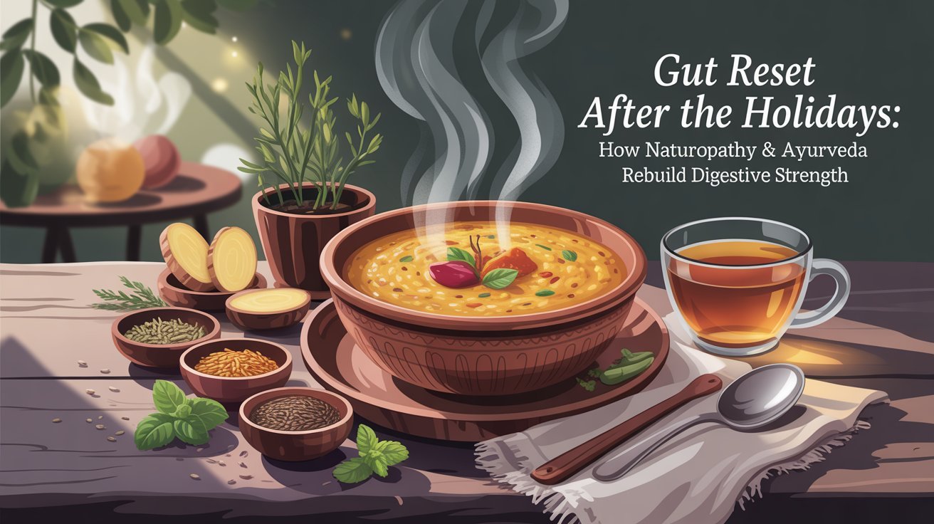 Gut Reset After the Holidays Natural Ayurvedic and Naturopathic Guide to Better Digestion - YOGNAYUR